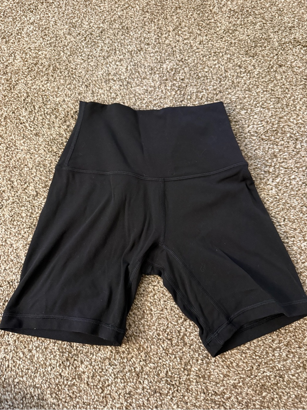 lululemon athletica Black High-Rise Performance Bike Shorts